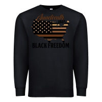 Black juneteenth 1865 black freedom Premium Sweatshirt - HRA Design Shop