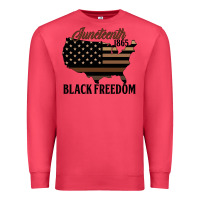 Cardinal juneteenth 1865 black freedom Premium Sweatshirt - HRA Design Shop