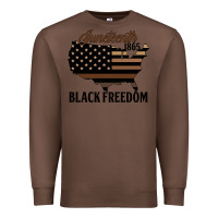 Chestnut juneteenth 1865 black freedom Premium Sweatshirt - HRA Design Shop