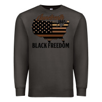 Smoke juneteenth 1865 black freedom Premium Sweatshirt - HRA Design Shop