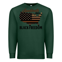 Sports Green juneteenth 1865 black freedom Premium Sweatshirt - HRA Design Shop
