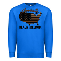 True Royal juneteenth 1865 black freedom Premium Sweatshirt - HRA Design Shop