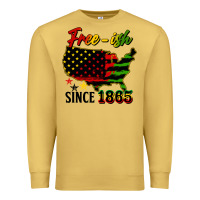 Antique Gold free ish since 1865 Premium Sweatshirt - HRA Design Shop