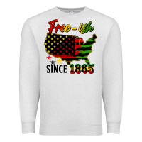 Oatmeal Heather free ish since 1865 Premium Sweatshirt - HRA Design Shop