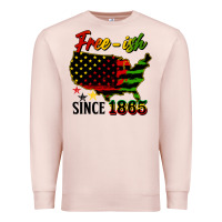 Pale Pink free ish since 1865 Premium Sweatshirt - HRA Design Shop