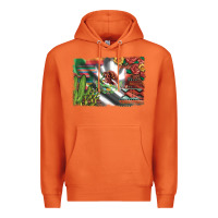 Carrot mexico flag sunflowers roses and cactus with serape aztec and leopard Premium Hoodie - Artiststas