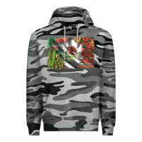 Slate Camo mexico flag sunflowers roses and cactus with serape aztec and leopard Premium Hoodie - Artiststas