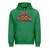 Emerald mardi gras teeth dental assistant Urban Hoodie - Jasminsmagicworld