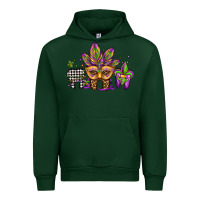 Forest Green mardi gras teeth dental assistant Urban Hoodie - Jasminsmagicworld