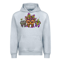 Heather Grey mardi gras teeth dental assistant Urban Hoodie - Jasminsmagicworld