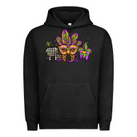 Pigment Black mardi gras teeth dental assistant Urban Hoodie - Jasminsmagicworld