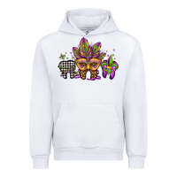 White mardi gras teeth dental assistant Urban Hoodie - Jasminsmagicworld