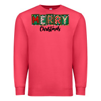 Cardinal Merry Christmas Premium Sweatshirt - CowhideDigitalArt