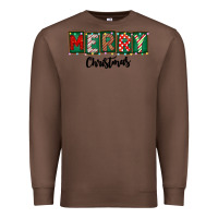Chestnut Merry Christmas Premium Sweatshirt - CowhideDigitalArt