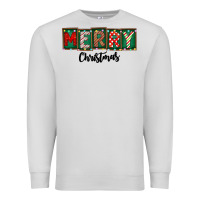 Dove Grey Merry Christmas Premium Sweatshirt - CowhideDigitalArt