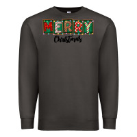 Smoke Merry Christmas Premium Sweatshirt - CowhideDigitalArt