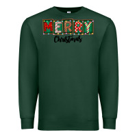 Sports Green Merry Christmas Premium Sweatshirt - CowhideDigitalArt