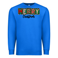 True Royal Merry Christmas Premium Sweatshirt - CowhideDigitalArt
