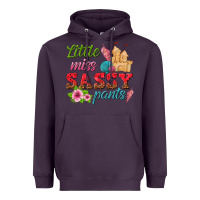 Plum little miss sassy pants Heavyweight Hoodie - texasbilliewilder
