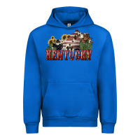 Cobalt kentucky Urban Hoodie - NancyCooperArtShop
