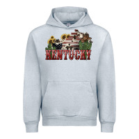 Heather Grey kentucky Urban Hoodie - NancyCooperArtShop