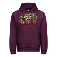 Mauve Wine kentucky Urban Hoodie - NancyCooperArtShop