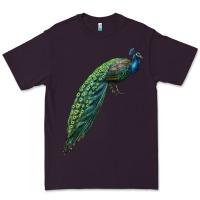 Plum Peacock Premium Tee - LillyAllenDesigns