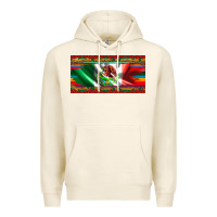 Tofu mexico flag serape roses leopard and glitter licanse plate Premium Hoodie - Artiststas