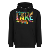 Black living on lake time Heavyweight Hoodie - texasbilliewilder