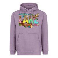 Lavender living on lake time Heavyweight Hoodie - texasbilliewilder