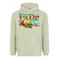 Matcha living on lake time Heavyweight Hoodie - texasbilliewilder