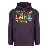 Plum living on lake time Heavyweight Hoodie - texasbilliewilder