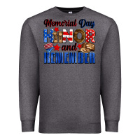 Charcoal Heather Memorial day honor and remember Premium Sweatshirt - Neo Western