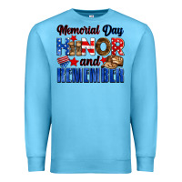 Ocean Blue Memorial day honor and remember Premium Sweatshirt - Neo Western