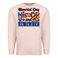 Pale Pink Memorial day honor and remember Premium Sweatshirt - Neo Western