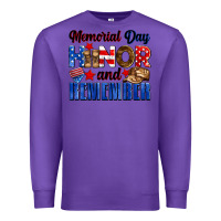 Purple Memorial day honor and remember Premium Sweatshirt - Neo Western