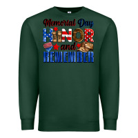 Sports Green Memorial day honor and remember Premium Sweatshirt - Neo Western