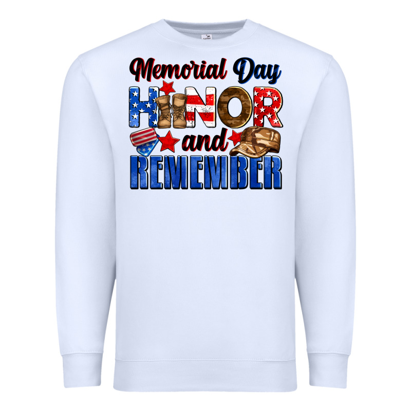 Memorial Day Honor And Remember Premium Sweatshirt by Neo Western | Teevron
