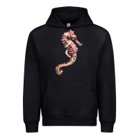 Black pink seahorse Urban Hoodie - LillyAllenDesigns
