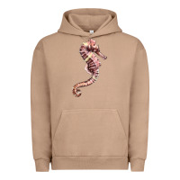 Pigment Burro pink seahorse Urban Hoodie - LillyAllenDesigns