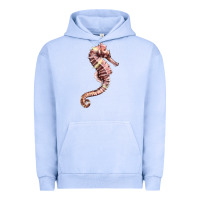 Pigment Grape Ice pink seahorse Urban Hoodie - LillyAllenDesigns