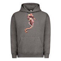 Pigment Tornado pink seahorse Urban Hoodie - LillyAllenDesigns