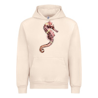 Sandshell pink seahorse Urban Hoodie - LillyAllenDesigns