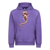 Tulip pink seahorse Urban Hoodie - LillyAllenDesigns