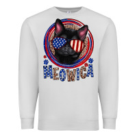 Dove Grey Meowica Premium Sweatshirt - Neo Western