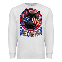 Oatmeal Heather Meowica Premium Sweatshirt - Neo Western