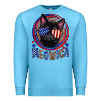 Ocean Blue Meowica Premium Sweatshirt - Neo Western
