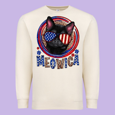 Meowica Premium Sweatshirt Designed By Neo Western