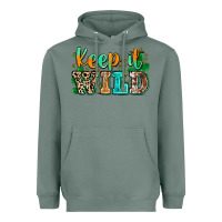 Sage keep it wild Heavyweight Hoodie - Zillion Design Studio