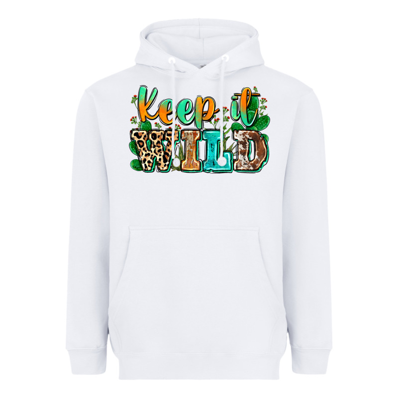 Keep It Wild Heavyweight Hoodie by Zillion Design Studio | Teevron
